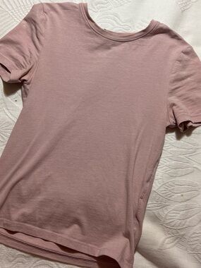DIVIDED basic pink top